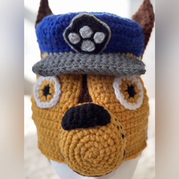 Kids Hat Inspired Paw Patrol *Chase* - Handmade - Brand New - Picture 3 of 10